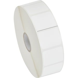 Zebra Z-Perform 2000D Thermal Label - 1 1/4" Width x 1" Length - Permanent Adhesive - Direct Thermal - White - Paper, Acry