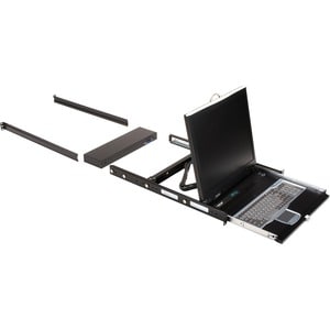 Black Box ServTray Complete, 19" , 8-Port KVM Switching Module, USB and PS/2 - 8 Computer(s) - 19" LCD - 1280 x 1024PS/2 P