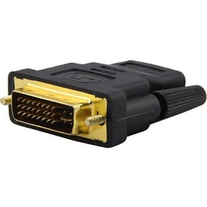 4XEM DVI-I Dual Link Male To HDMI Female Adapter - 1 Pack - 1 x 19-pin HDMI Digital Audio/Video Female - 1 x 29-pin DVI-I 