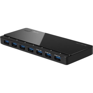 TP-Link UH700 USB Hub - USB 3.0 Micro-B - External - 7 Total USB Port(s) - 7 USB 3.0 Port(s) - Linux, Mac, PC