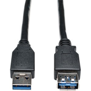 Eaton Tripp Lite Series USB 3.0 SuperSpeed Extension Cable (A M/F), Black, 6 ft. (1.83 m) - USB - Extension Cable - 6 ft -