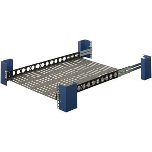 Rack Solutions 1U Light Duty Fixed Shelf 24in Depth - 100 lb Load Capacity