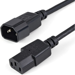 1M C14 TO C13 UPS IEC LEAD EXTENSION POWER CORD - IEC M/F