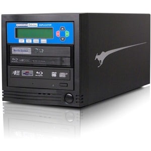 Kanguru 1-to-1 Blu-ray Duplicator - Standalone/PC Connect - 1 x BD-ROM, 1 x Blu-ray Writer - 12x BD-R, 12x BD-R, 6x BD-R, 