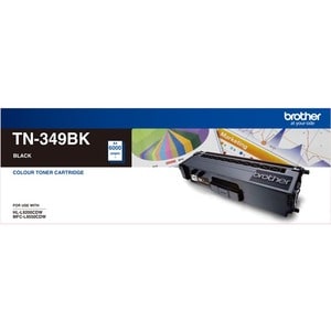 Brother TN-349BK Original Laser Toner Cartridge - Black Pack - 6000 Pages