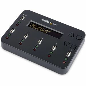 StarTech.com Standalone 1 to 5 USB Thumb Drive Duplicator/Eraser, Multiple USB Flash Drive Copier/Cloner, Sector-by-Sector