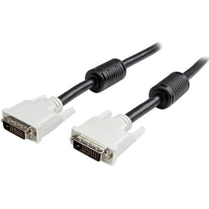 StarTech.com Câble DVI-D Single Link de 5 m - Cordon DVI vers DVI pour écran numérique - M/M - 1920x1200 - Cable for Appar