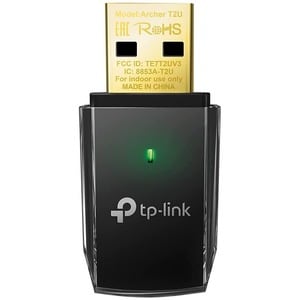 TP-LINK Archer T2U - 11AC USB WiFi Adapter - Dual Band 2.4G/5G AC600 Wireless Network Card - WiFi Dongle - Mini size - Sup