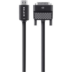 Belkin HDMI/DVI Video Cable - 11.81 ft DVI/HDMI Video Cable for TV, Video Device, MacBook - First End: 1 x 19-pin HDMI Typ