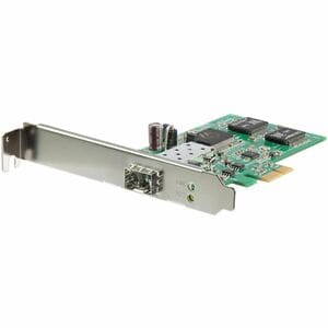 StarTech.com Carte réseau PCI Express à 1 port fibre optique Gigabit Ethernet avec SFP ouvert - Adaptateur NIC PCIe SFP - 