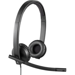 Logitech H570e Wired Over-the-head Stereo Headset - Binaural - Supra-aural - 31.50 Hz to 20 kHz - Noise Cancelling, Electr