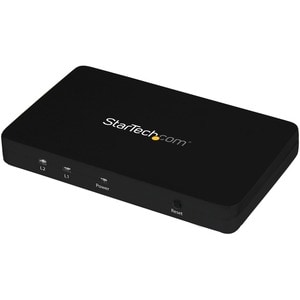 StarTech.com HDMI Splitter 1 In 2 Out - 4k 30Hz - 2 Port - Aluminum - HDMI Multi Port - HDMI Audio Splitter - Displays the