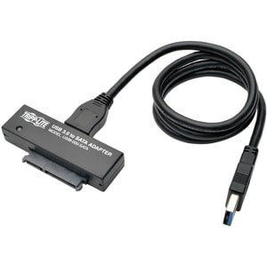 Eaton Tripp Lite Series USB 3.0 SuperSpeed to SATA III Adapter for 2.5 in. to 3.5 in. SATA Hard Drives - 1 x Type B Female