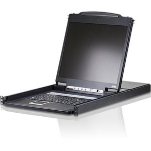 ATEN Rack Mount LCD-TAA Compliant - 16 Computer(s) - 19" LCD - 1280 x 1024PS/2 PortUSB - Keyboard - TouchPad - 120 V AC, 2