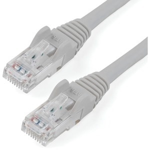 1M CAT6 GRAY SNAGLESS GIGABIT ETHERNET RJ45 CBL MALE TO MALE