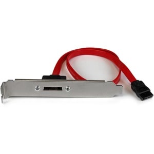 StarTech.com 45cm 1 Port SATA auf eSATA Slotblech Adapter - Buchse/Stecker - Cable for Externe Festplatte, Hauptplatine, S