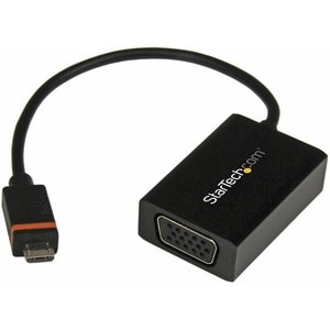 StarTech.com SlimPort / MyDP to VGA Video Converter - Micro USB to VGA Adapter for HP ChromeBook 11 - 1080p - First End: 1