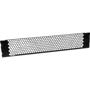 StarTech.com Blanking Panel - 2U - Vented - 19in - Tool-less - Steel - Black - TAA Compliant - Blank Rack Panel - Filler P