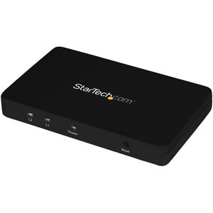 StarTech.com HDMI Splitter 1 In 2 Out - 4k 30Hz - 2 Port - Aluminum - HDMI Multi Port - HDMI Audio Splitter - Displays the