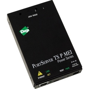 Digi PortServer TS 2 P MEI (mid- and end-span PoE) (International) - Twisted Pair - 1 x Network (RJ-45) - 2 x Serial Port 