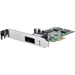 StarTech.com PCI Express (PCIe) Gigabit Ethernet Multimode SC Fiber Network Card Adapter NIC - 550m - Connect a PCIe based