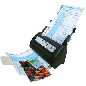 Plustek SmartOffice PS286Plus Document Scanner - The Plustek SmartOffice PS286 Plus workgroup class document scanner is de