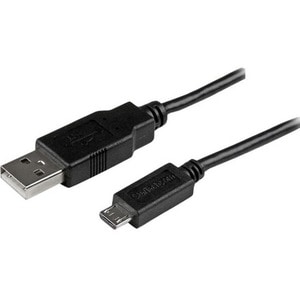 StarTech.com 2m Mobile Charge Sync USB to Slim Micro USB Cable - Smartphones & Tablets - A to Micro B M/M - Thin Micro USB