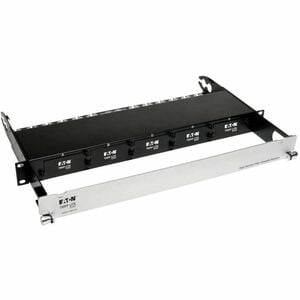 Eaton Tripp Lite Series Enclosure for 5 High-Density Fiber Cassettes, 1U - 1U High - 19" Wide - Rack-mountable"