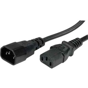 Cavo prolunga per alimentazione ITB - 50 cm - IEC 60320 C13 / IEC 60320 C14 - 250 V AC / 10 A - Nero