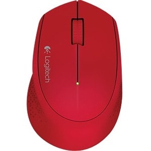 Logitech Wireless Mouse M280 - Optical - Wireless - Radio Frequency - Red - USB - 1000 dpi - Scroll Wheel - 3 Button(s)
