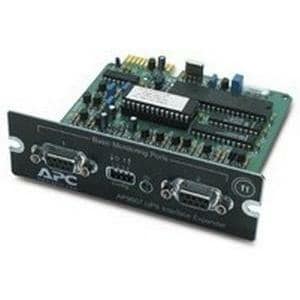 APC by Schneider Electric AP9607CB UPS Management Adapter - SmartSlot - Serial - Black