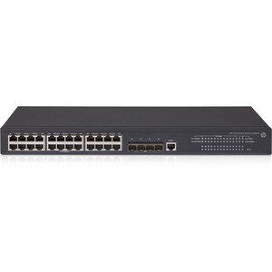 HPE 5130-24G-4SFP+ EI Switch - 24 Ports - Manageable - 10/100/1000Base-T, 10GBase-X - 3 Layer Supported - 1U - Rack-mounta