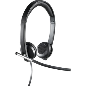 Logitech H650e Com fios Headset Fone de ouvido - Binaural - Supra-aural - 50 Hz para 10 kHz - Cancelamento de ruído Microp