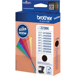 Brother LC-223BK Original Inkjet Ink Cartridge - Black Pack - 550 Pages