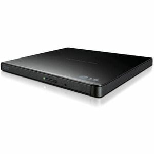 LG GP65NB60 Portable DVD-Writer - External - 1 - Retail - Black - DVD-RAM/±R/±RW Support - 24x CD Write/24x CD Rewrite/24x