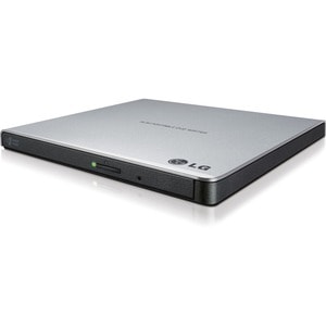 LG GP65NS60 DVD-Writer - External - 1 - Retail - Silver - DVD-RAM/±R/±RW Support - 24x CD Read/24x CD Write/24x CD Rewrite