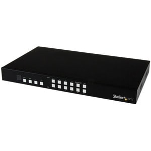 StarTech.com 4x4 HDMI Matrix Switch with Picture-and-Picture Multiviewer or Video Wall - 1920 x 1200 - WUXGA - 4 Input Dev