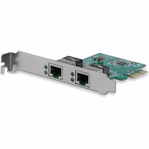 StarTech.com Carte réseau PCI Express à 2 ports Gigabit Ethernet - Adaptateur NIC PCIe GbE - PCI Express x1 - 1,95 Gbit/s 