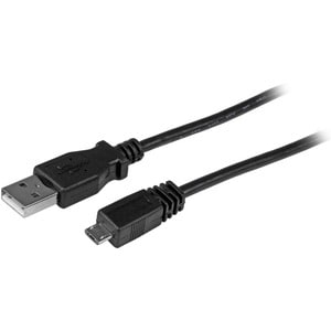 StarTech.com Cable Adaptador de 30cm USB A Macho a Micro USB B Macho de Teléfono Celular - Cable for Cámara Digital, Teléf