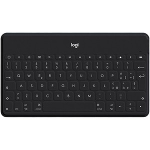 Keys-To-Go Super-Slim and Super-Light Bluetooth Keyboard for iPhone, iPad, and Apple TV - Black - Wireless Connectivity - 
