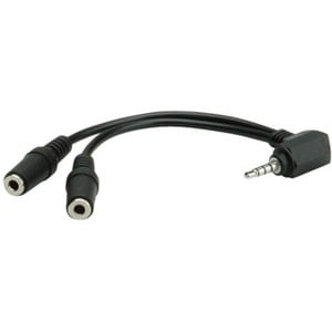 Cavo Audio ITB - 15 cm Mini-phone - for Altoparlante, Microfono, Dispositivo audio, Cuffia - Estremità 2: 2 x Mini-phone S
