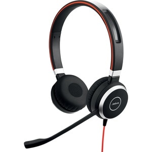 Jabra EVOLVE 40 Stereo Headset - Stereo - Mini-phone (3.5mm) - Wired - Over-the-head - Binaural - Circumaural