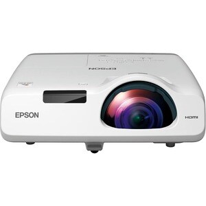 Epson PowerLite 530 Short Throw LCD Projector - 4:3 - White - 1024 x 768 - Front, Rear, Ceiling - 720p - 5000 Hour Normal 