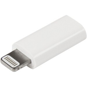 StarTech.com White Apple 8-pin Lightning Connector to Micro USB Adapter for iPhone / iPod / iPad - 1 x 8-pin Lightning Pro