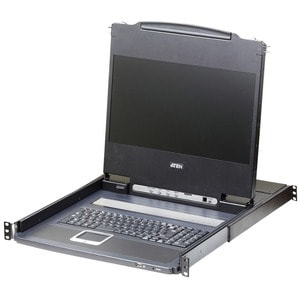 ATEN CL6700MW DVI Full HD LCD Console-TAA Compliant - 17.3" LCD - Full HD - 1920 x 1080 - 5 x USB - 2 x HDMI - 2 x DVI - 2