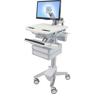 Ergotron StyleView SV43 Height Adjustable Display Stand - Up to 61 cm (24") Screen Support - 17.69 kg Load Capacity - 128.