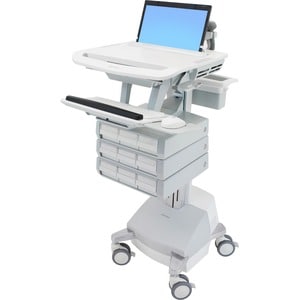 Ergotron StyleView SV44 Height Adjustable Notebook Stand - Up to 43.9 cm (17.3") Screen Support - 9.07 kg Load Capacity - 