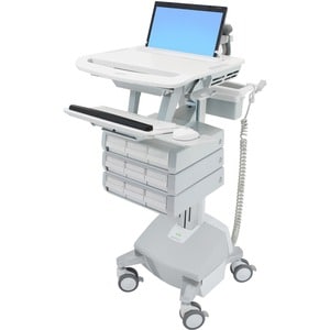 Ergotron StyleView SV44 Height Adjustable Notebook Stand - Up to 43.9 cm (17.3") Screen Support - 9.07 kg Load Capacity - 