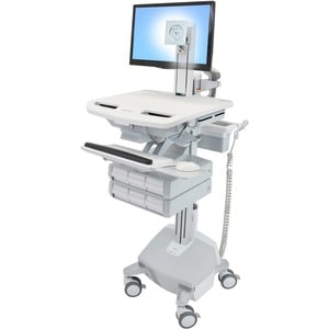 Ergotron StyleView SV44 Height Adjustable Display Stand - Up to 61 cm (24") Screen Support - 14.97 kg Load Capacity - 165.