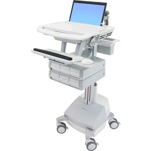 Ergotron StyleView SV44 Height Adjustable Notebook Stand - Up to 43.9 cm (17.3") Screen Support - 9.07 kg Load Capacity - 